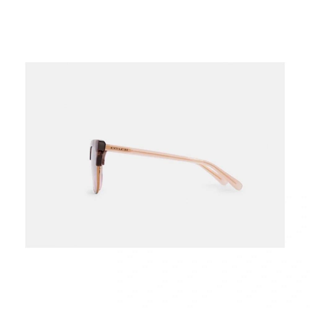 COACH SEMI RIMLESS PINK TORTOISE BOBBI SUNGLASSES ALL SEASONS - Picture 5 of 9